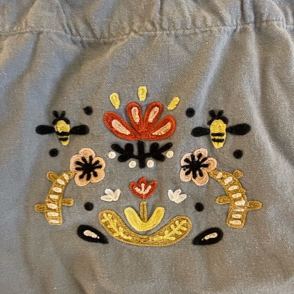 Embroidered danica studios bag